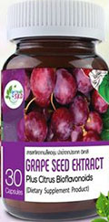 รูปภาพของ S.K.D. Grape Seed Extract 60mg. Plus citrus bioflavonoids 30เม็ด